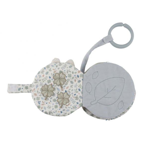 Závesná textilná knižka zajačik Little Dutch Miffy Lucky Leaves