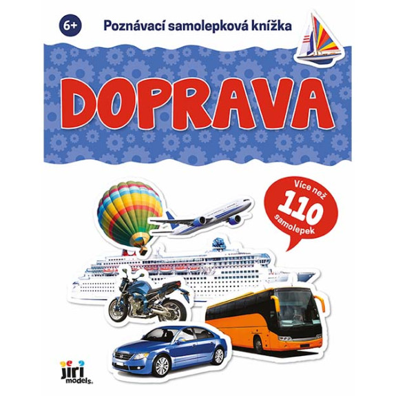 Poznávacia samolepková knižka Doprava