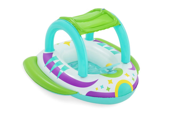 Detský nafukovací čln so strieškou Space Splash Bestway