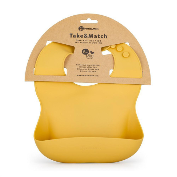 Podbradník silikónový Take&Match 6 m+ Petite & Mars
