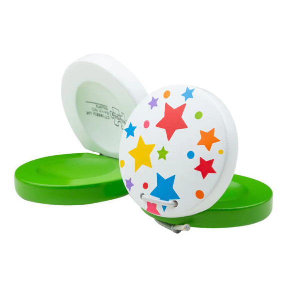 Kastanety hviezdičky Bigjigs Toys 1 ks
