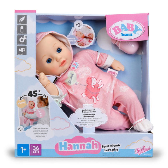 Baby born Hannah Poď sa hrať 36 cm