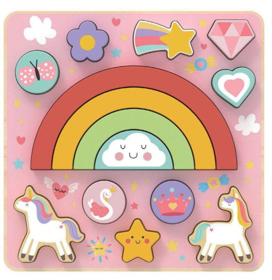 Balančné puzzle Unicorn 2 v 1 2Kids Toys