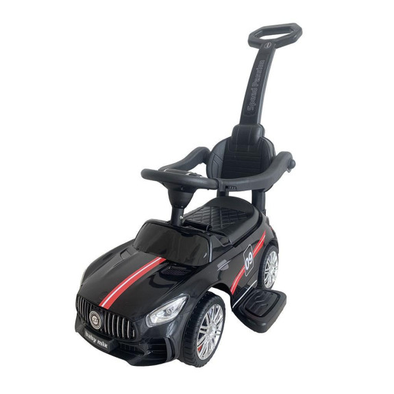 Detské odrážadlo so zvukom a vodiacou tyčou Baby Mix