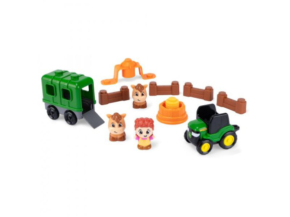 Postav si kamaráta - set s koníkmi John Deere Kids