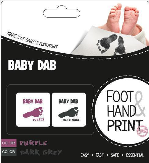Farba na detské odtlačky Baby Dab 2ks