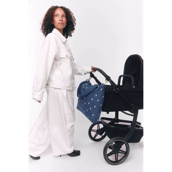 Denim Diaper Bag - prebaľovacia taška Studio Noos