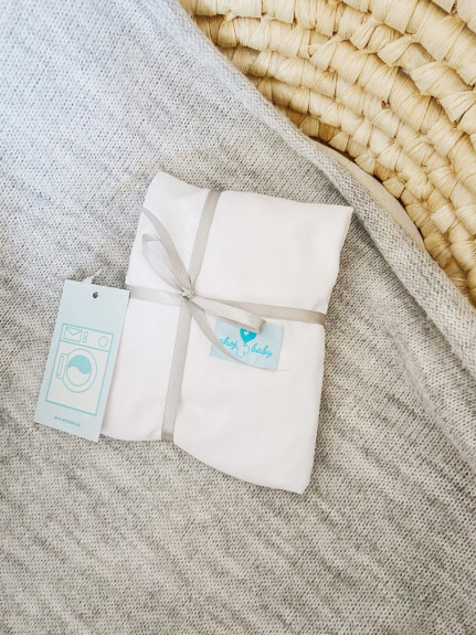 Prestieradlo z organickej bavlny do kočíka, košíka a kolísky Ahojbaby