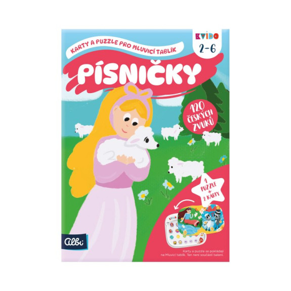 Kvído - Pesničky 2 - Karty a puzzle pre Hovoriaci tabak 2 Albi