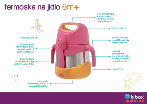 Termoska na jedlo B.box