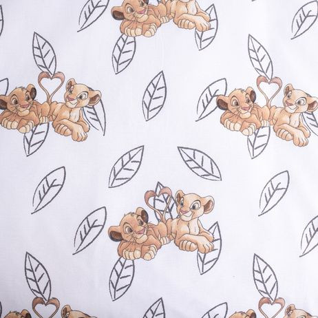 Obliečky do postieľky Leví Kráľ "Best friends" 100 x 135, 40 x 60 cm Jerry Fabric Fabrics