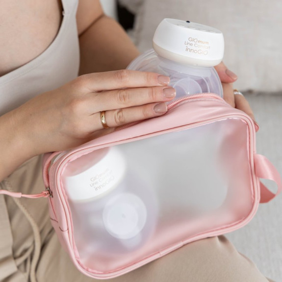 Prenosná elektrická odsávačka materského mlieka GIOmum Line Comfort Double InnoGIO
