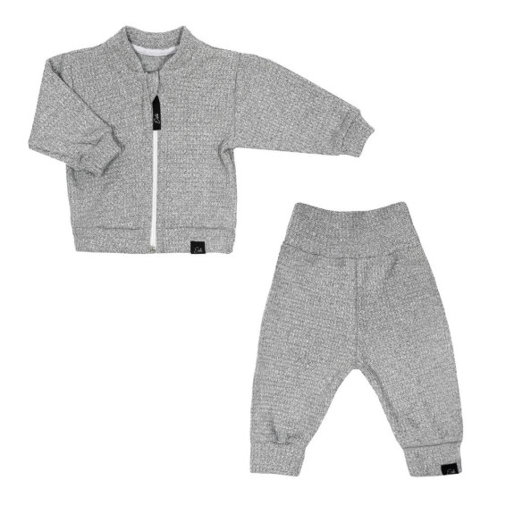 Sveter pre bábätko Cool grey - šedá Esito