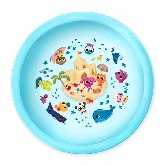 Striekacia hracia podložka Splish 'n' Splash B-Toys
