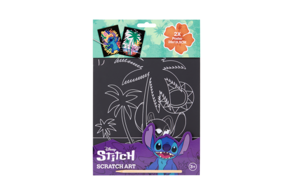 Vyškrabávacie obrázky Stitch 2 ks