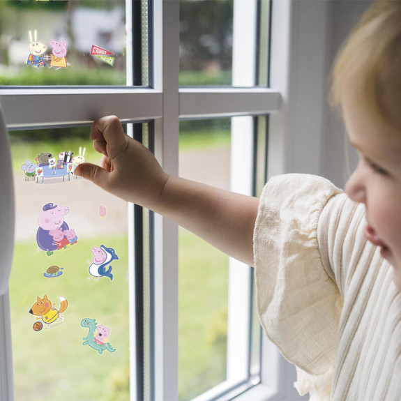 Okenné dekorácie Peppa Pig Totum