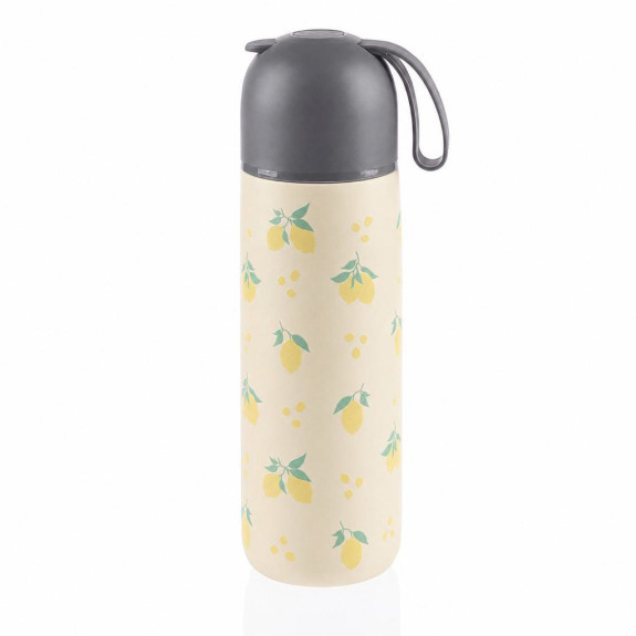 Termoska na tekutiny so silikónovým držiakom 400 ml Zopa