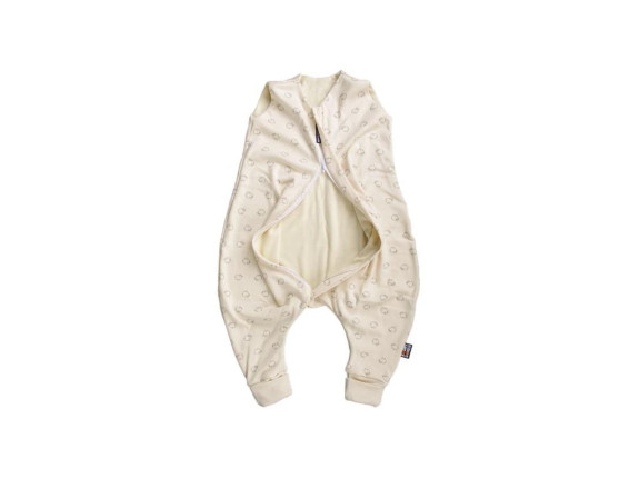 Merino spací vak bio s nožičkami 70 cm