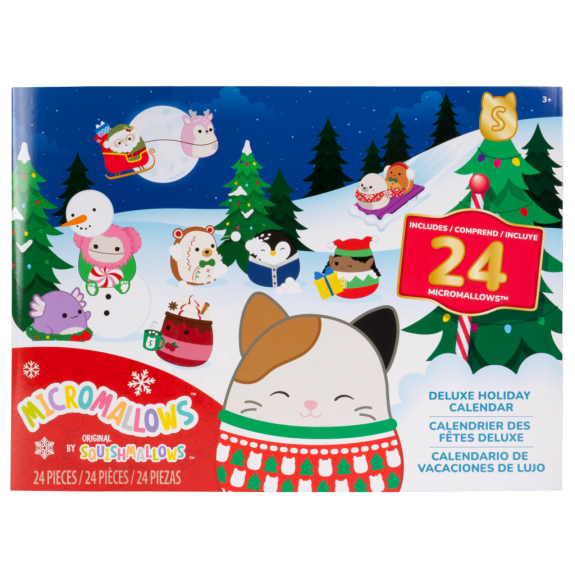 Micromallows Adventný kalendár - 24 ks Squishmallows