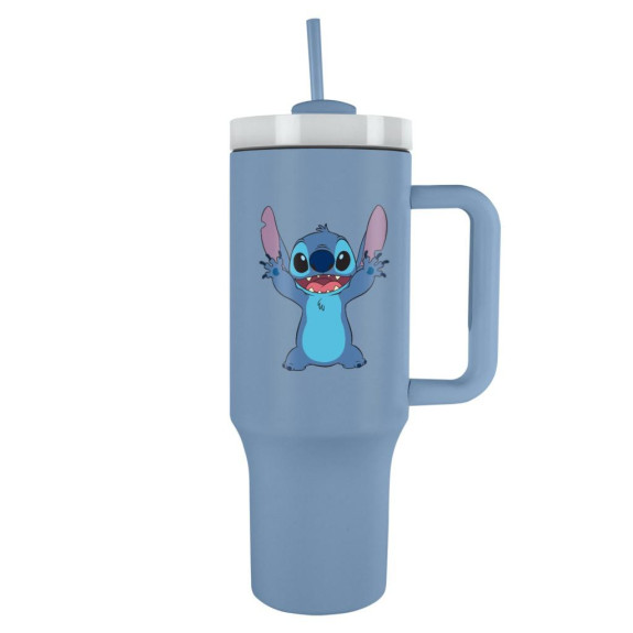Lilo a Stitch cestovný hrnček so slamkou 1 200 ml