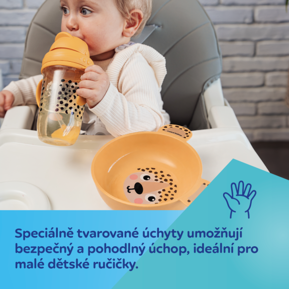 Tanier s ušami BabiesBoo žltý Canpol babies