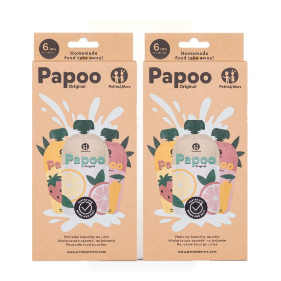 Vrecko na jedlo Papoo Original 1+1 ZADARMO Petite & Mars