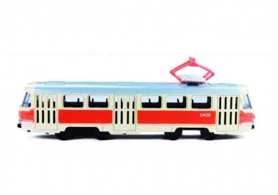 Električka Tatra T3 16 cm retro na spätný chod
