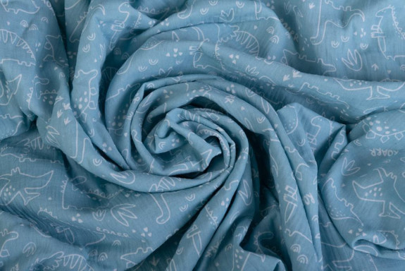 Mušelínové prestieradlo Dizajn s gumou 60 x 120 cm BabyMatex