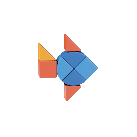Geomag Magicube Shapes 9 dielikov