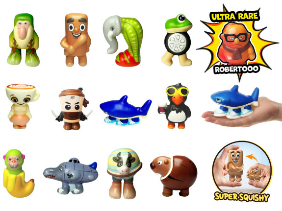 Brainrot PuffUps squishy 10-12 cm