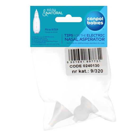 Náhradné diely pre elektrickú nosnú odsávačku Easy&Natural Canpol babies