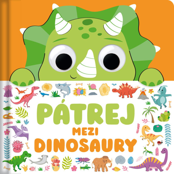 Knižka Pátraj medzi dinosaurami 20 x 20 x 1,5 cm