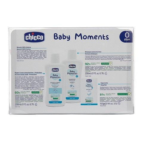 Kapsička kozmetická na zips - Set Baby Moments Chicco