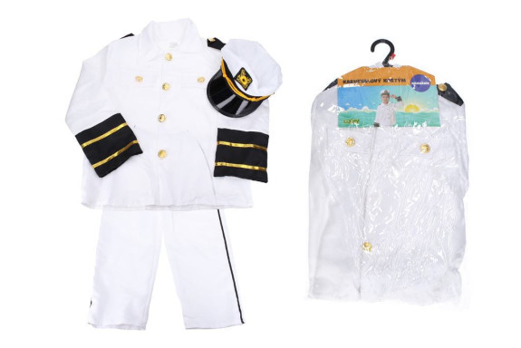Set karneval - námorník M 110-120 cm