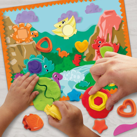 Play-Doh Tvary a farby Dino