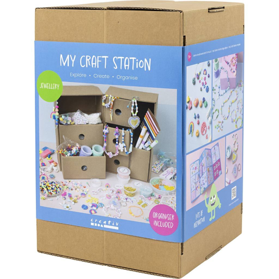 Kreatívna sada Maxi box so zásuvkami Šperky Creativ Company