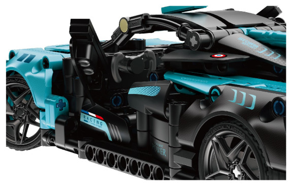 Stavebnica iM.MASTER programovacie auto RC plast 2,4 GHz 439 dielikov na batérie