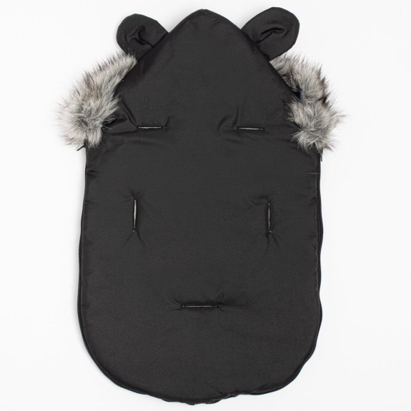 Zimný fusak New Baby Lux Fleece graphite