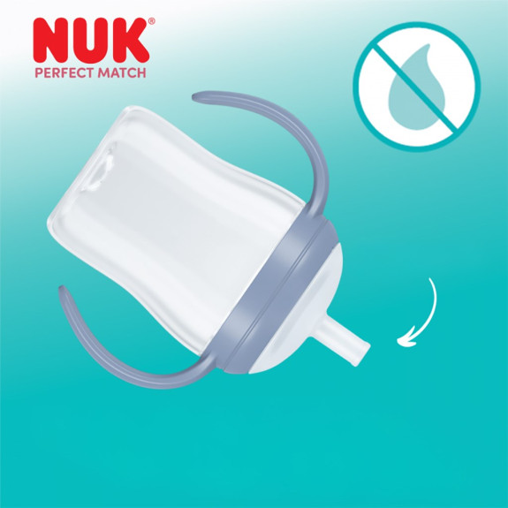 Dojčenská fľaša na učenie so slamkou 150 ml NUK Perfect Match