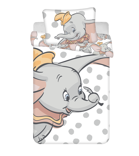 Obliečky do postieľky baby Dumbo "Dots" 100 x 135, 40 x 60 cm Jerry Fabrics