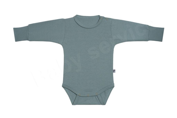 Dojčenské body Vlnky mätová Česká výroba Babyservice
