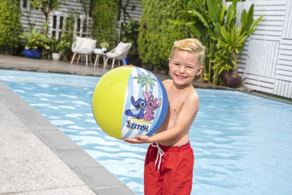 Lopta plážová nafukovacia Stitch 51 cm Bestway