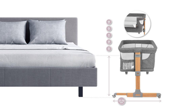 Postieľka Smart bed 4 v 1 MoMi