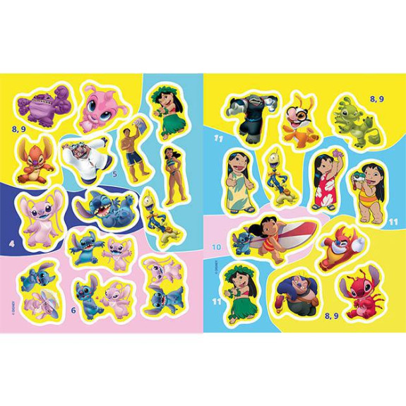 Dolep si svietiace samolepky Lilo & Stitch