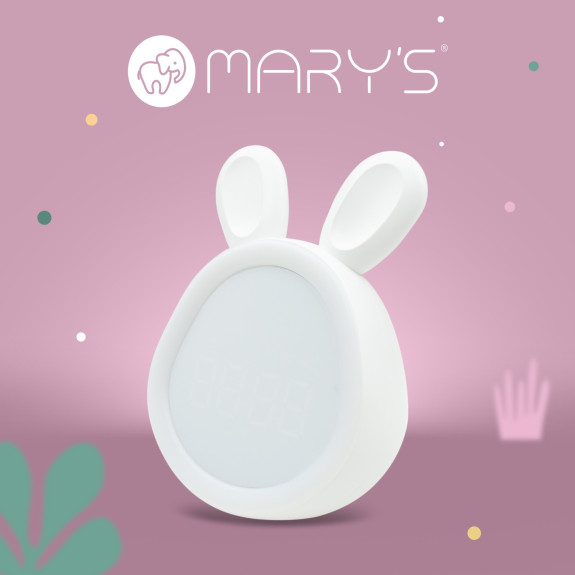 Budík zajac biely Mary's