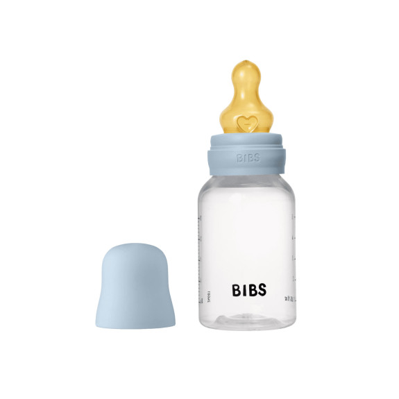 Antikoliková fľaša s kaučukovým cumlíkom 150 ml Bibs