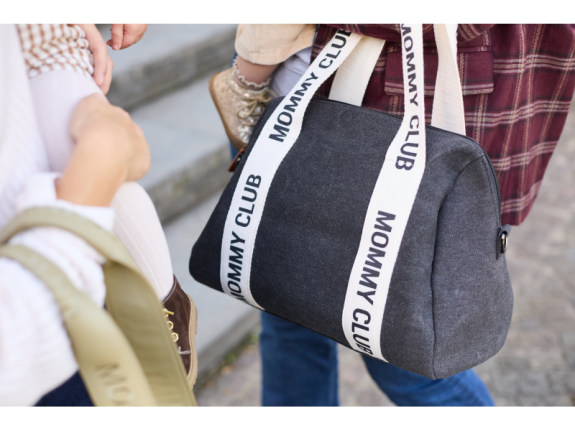 Prebaľovacia taška Mommy Club Signature Canvas Childhome