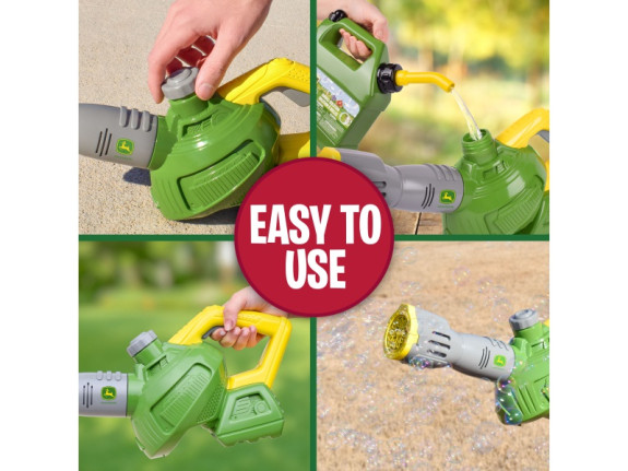 Detský bublifukový fúkač lístia John Deere Kids