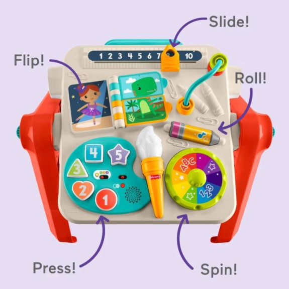 Hrací stolček a stojan 4v1 Fisher Price