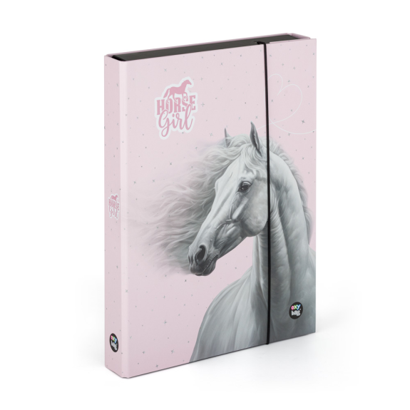 Box na zošity A4 Jumbo kôň romantic